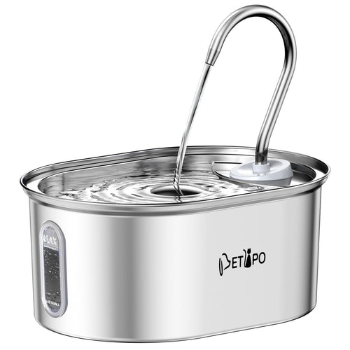 AquaForge Stainless Steel Pet Fountain