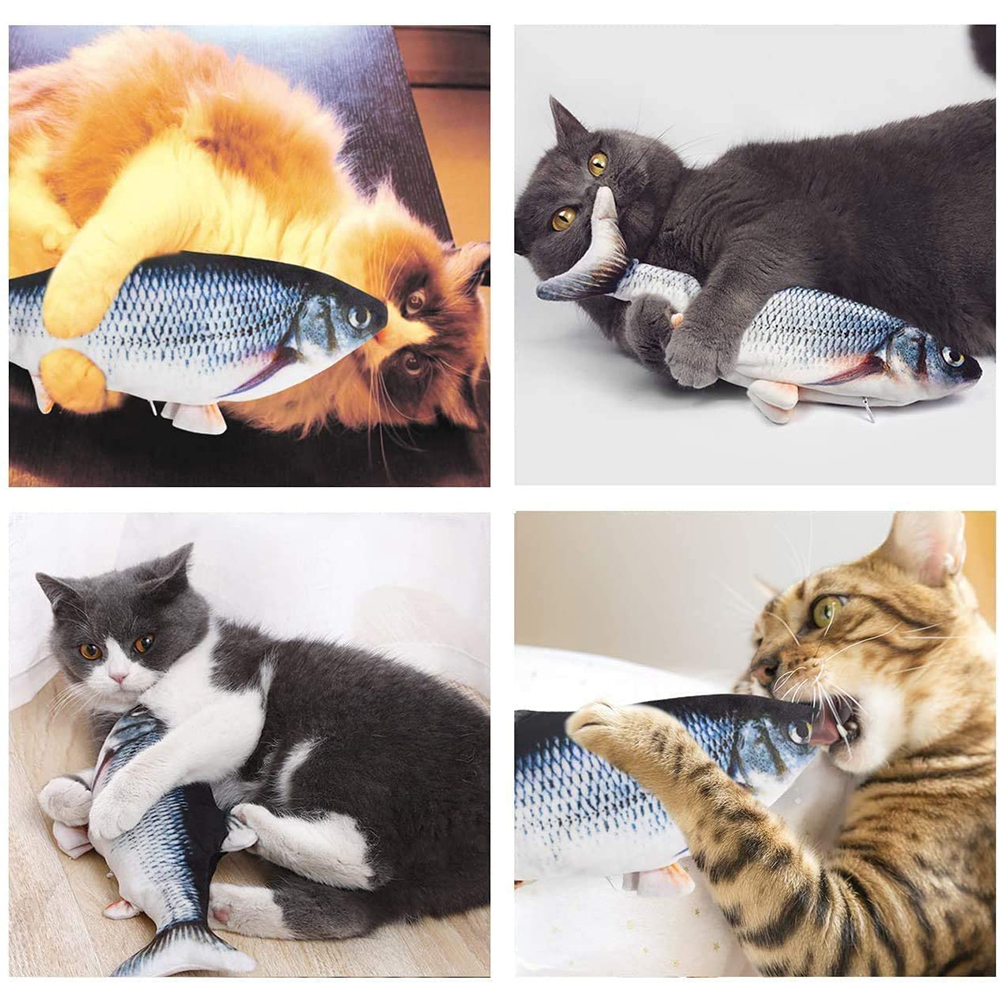 EliteHunter Electronic Floppy Fish Cat Toy – Realistic Moving Fish for Ultimate Play