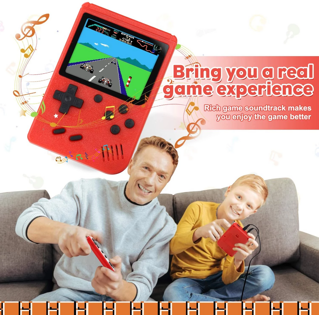 RetroVault 400-in-1 Classic Handheld Game Console – Portable Retro Gaming System