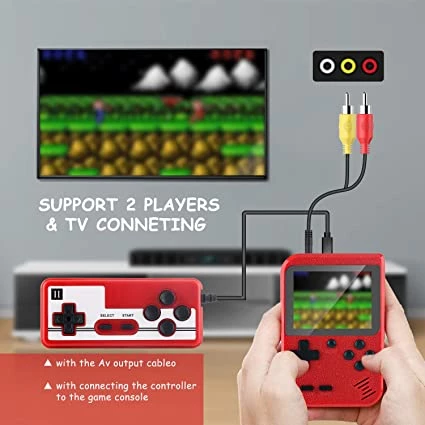 RetroVault 400-in-1 Classic Handheld Game Console – Portable Retro Gaming System