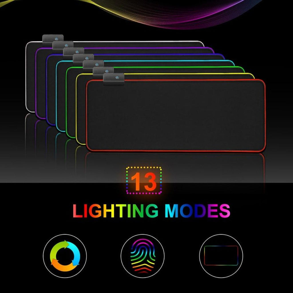 Ninja Dragons ShadowForge RGB Gaming Mouse Pad – 13 Lighting Modes